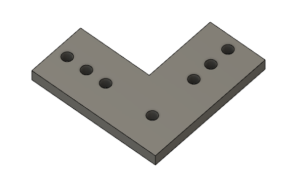 2020 extrusion 90 degreee side mount