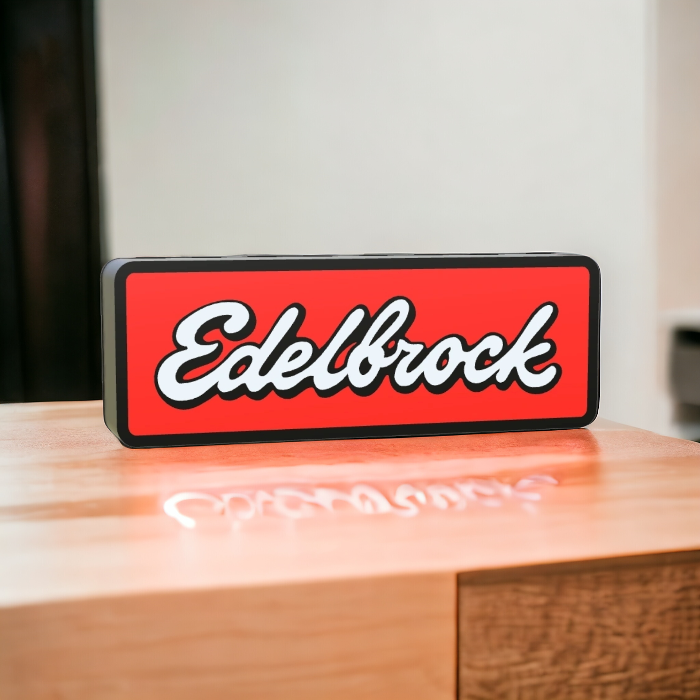 Edelbrock Engines Logo Light Box