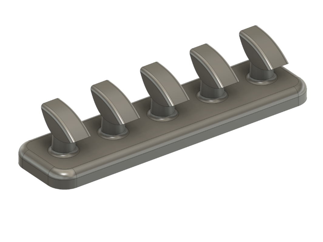 Press-On Nail Display with Angle