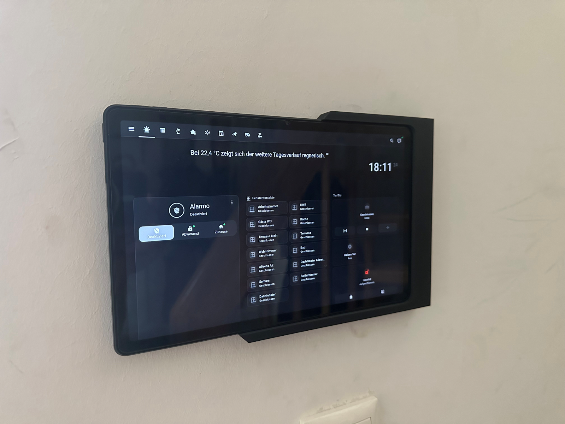 Lenovo Tab P11plus Wandhalterung