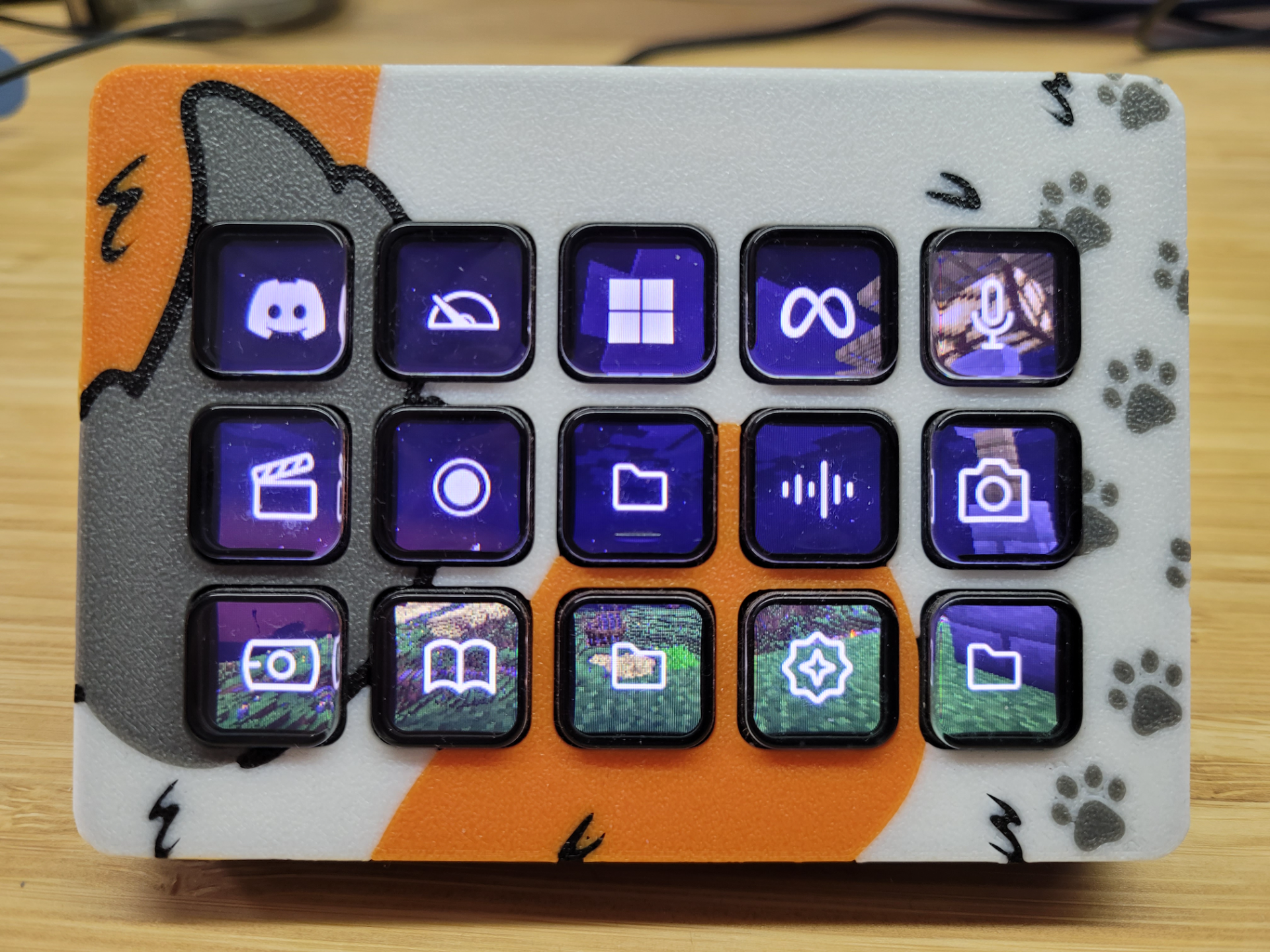 Stream Deck Cinamon Face Plate