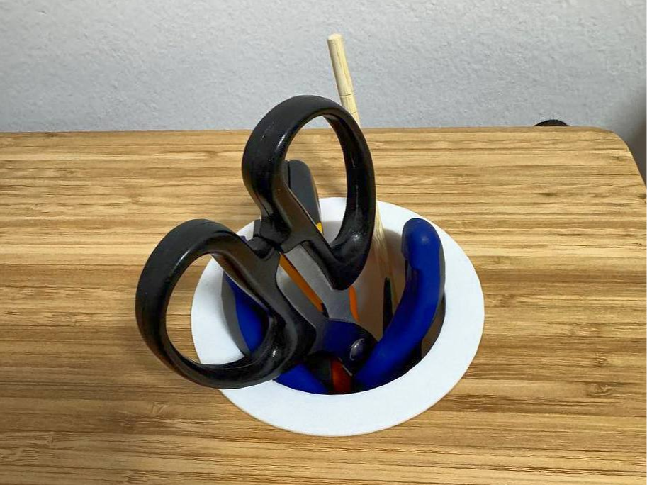 Desk Grommet Pencil Holder Insert (78.5mm)