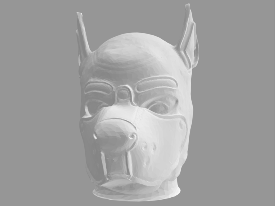 Tête Puppy avec Hood K9 – Modélisation AlphaDJay