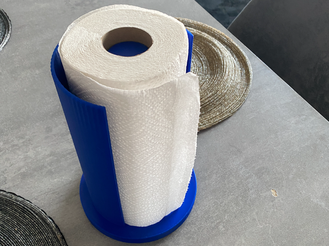 Küchenrollenhalter mit Abrollwiderstand