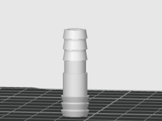 3/16 inch to 1/4 inch barbed tube adapter