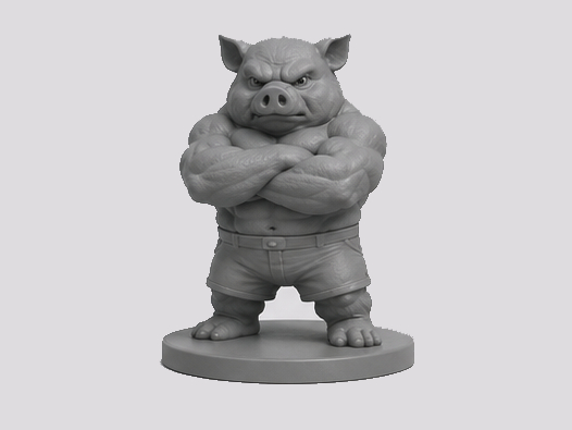 Buff Pig – Muscle Pig Collectible Figure