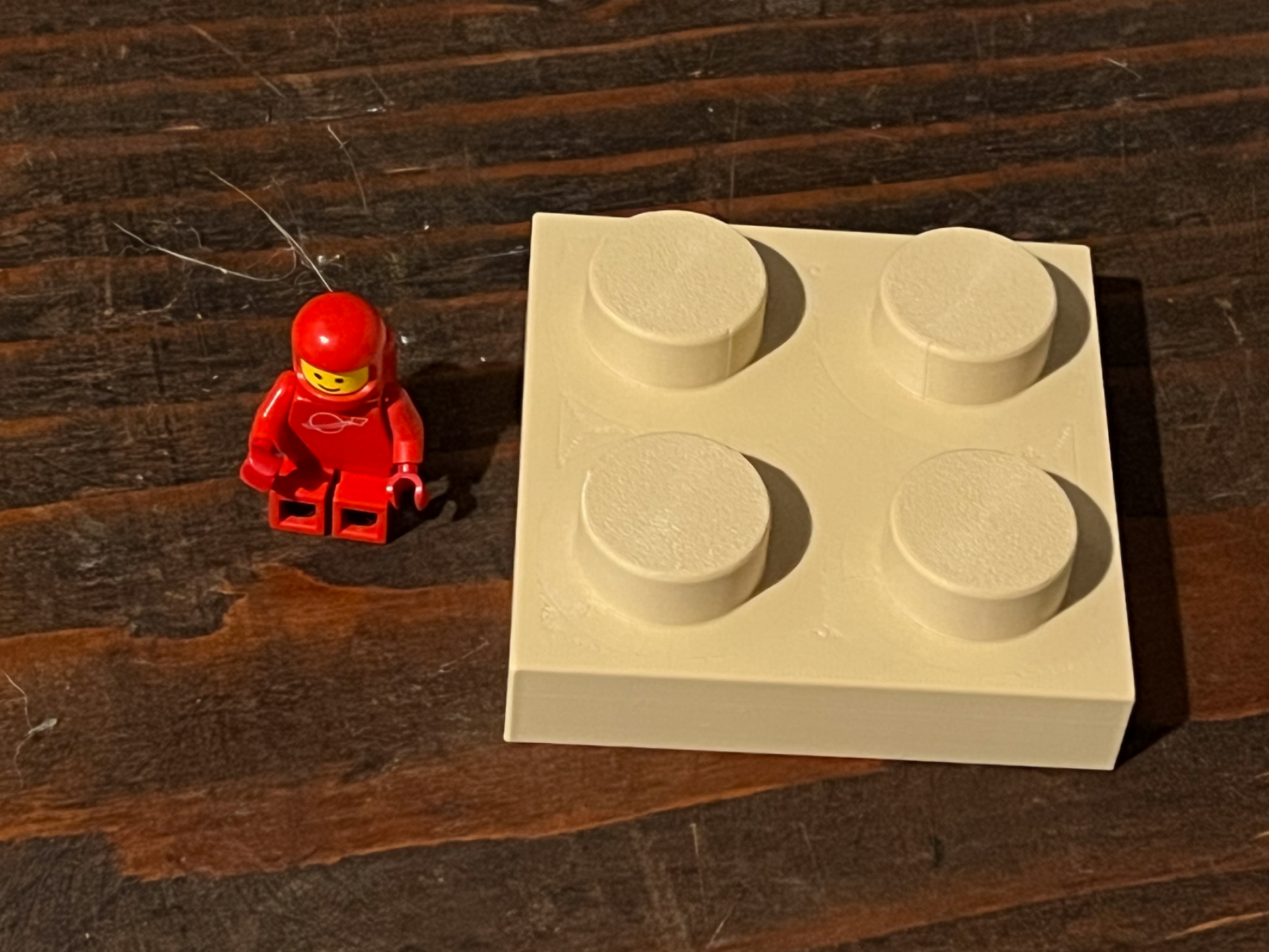 Giant 5x size building block 2x2 stud plate