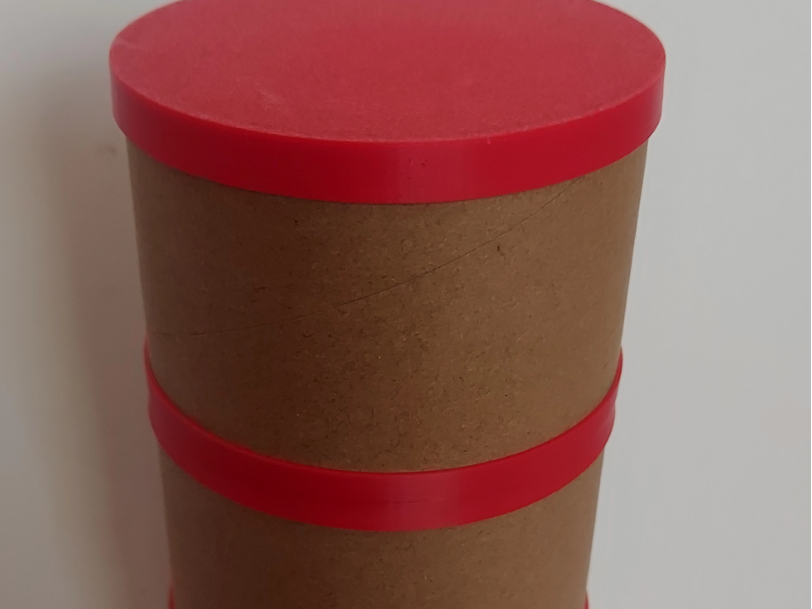 cardboard spool big box jar or desktop organizer