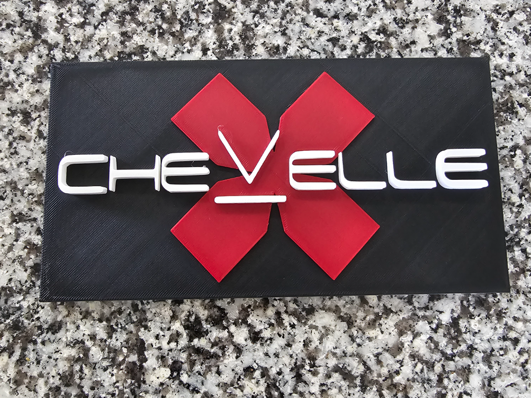 Chevelle Rock Band 3D Logo Wall Sign Plaque