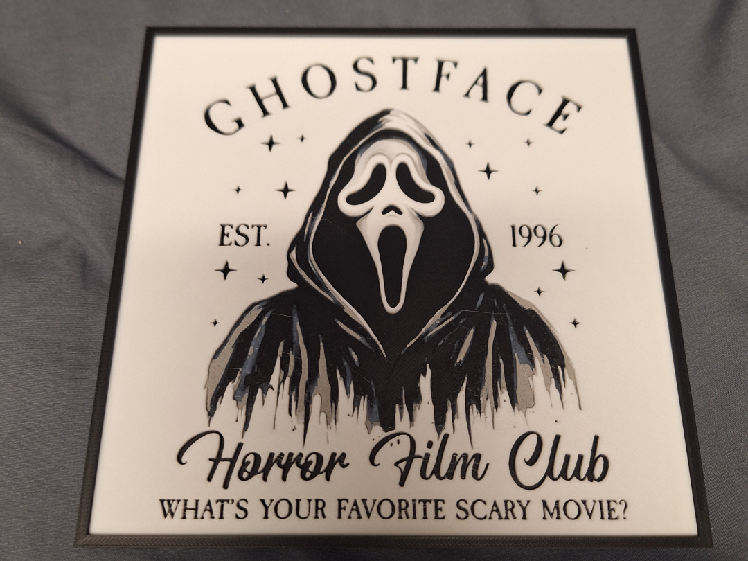 Ghostface 4 color b/w