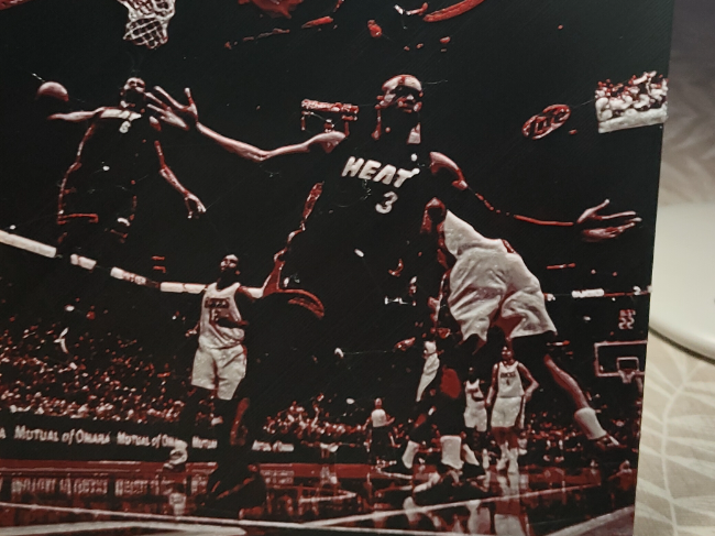 Wade James iconic Miami Heat dunk