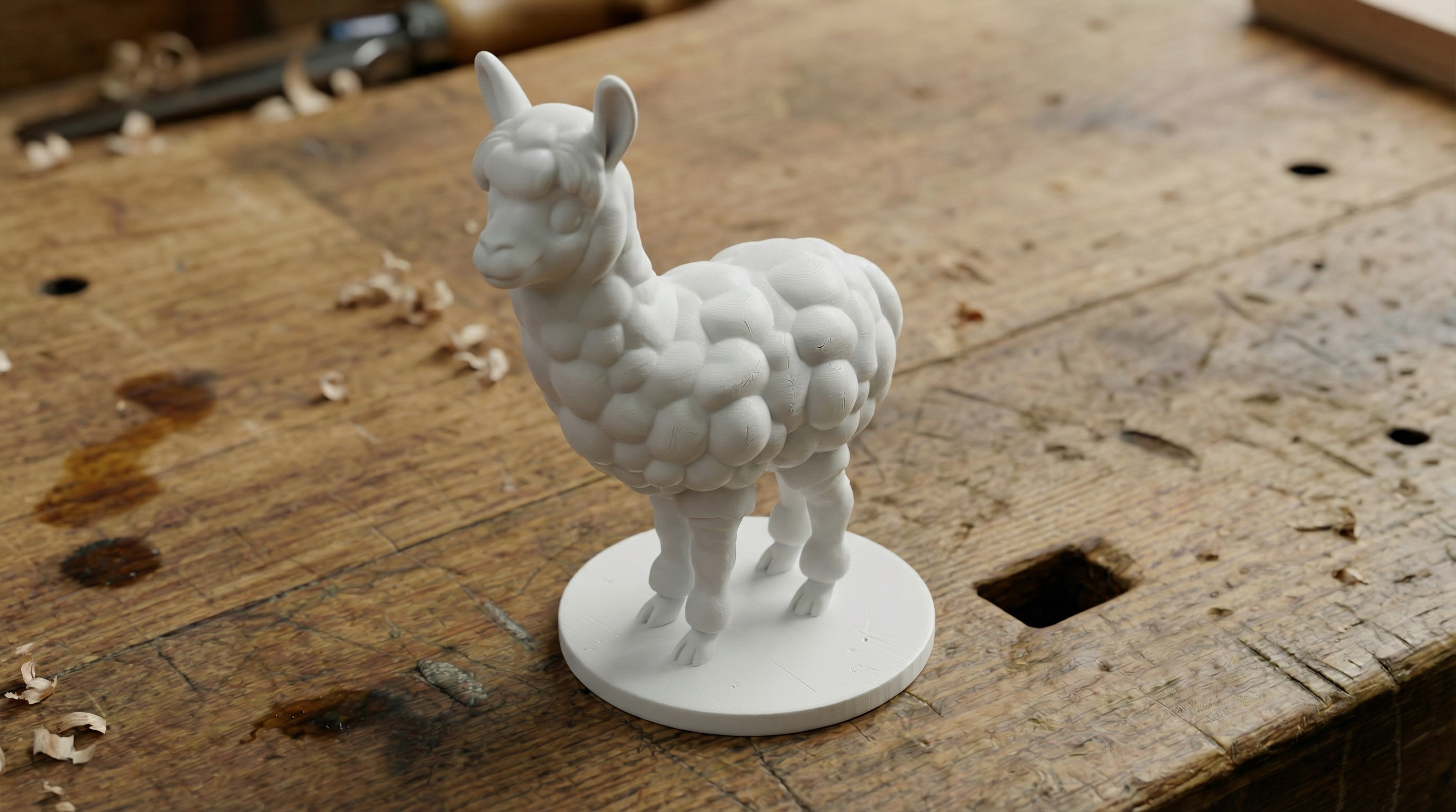 Quirky Llama Statue