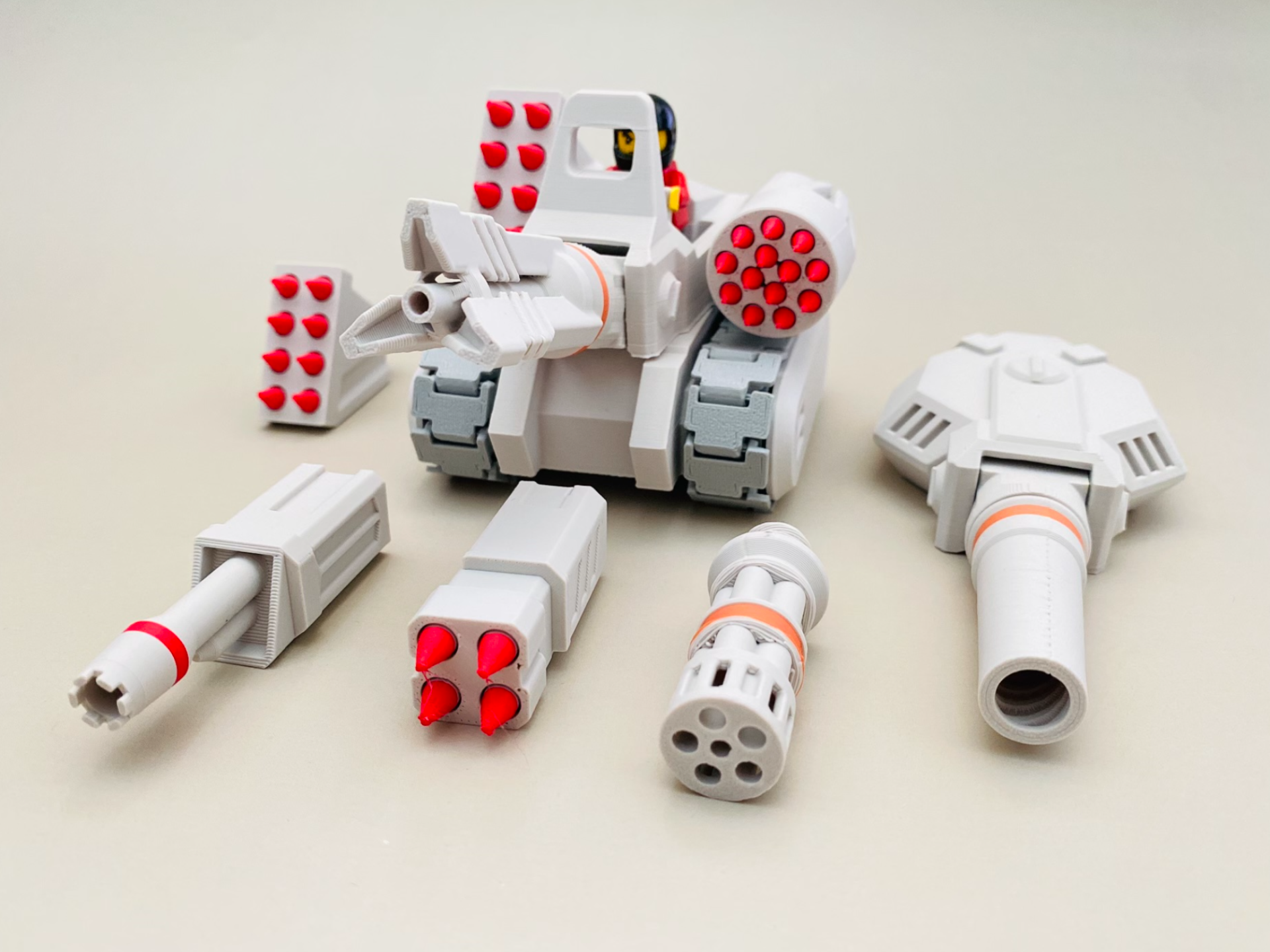 TINY TANK MF2 - Modular Mini Battle Tank