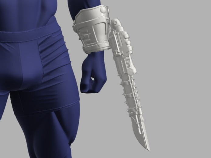 Wearable 1:1 Scale DOOMBLADE: Slayer Arm Armor