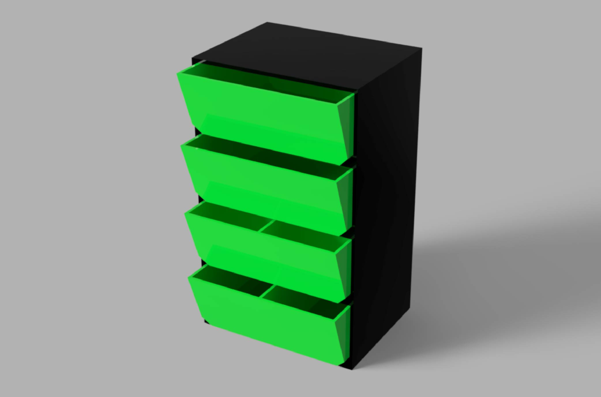 Compact Desk Storage