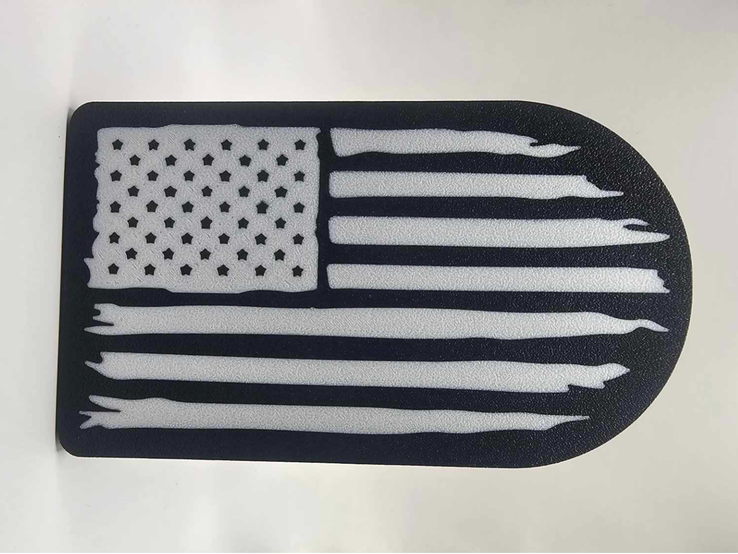 Distressed American Flag Hitch Cover