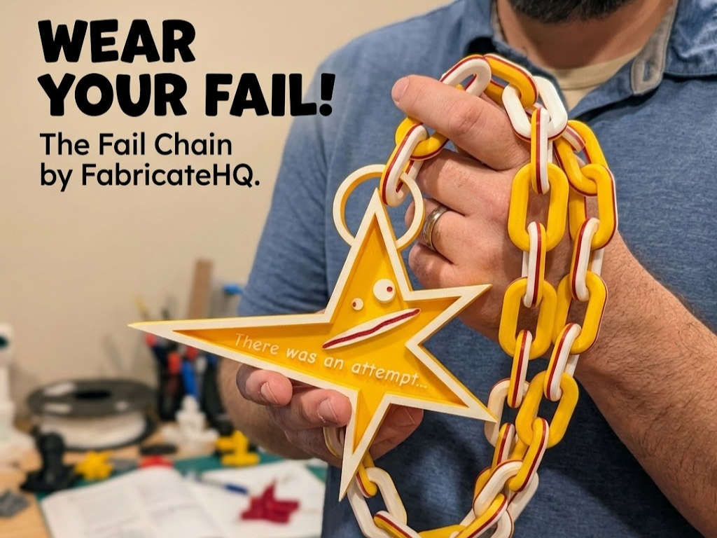 "There Was An Attempt" Fail Chain–Wear Your Shame