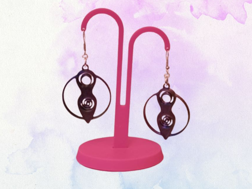 Pendientes Diosa Espiral