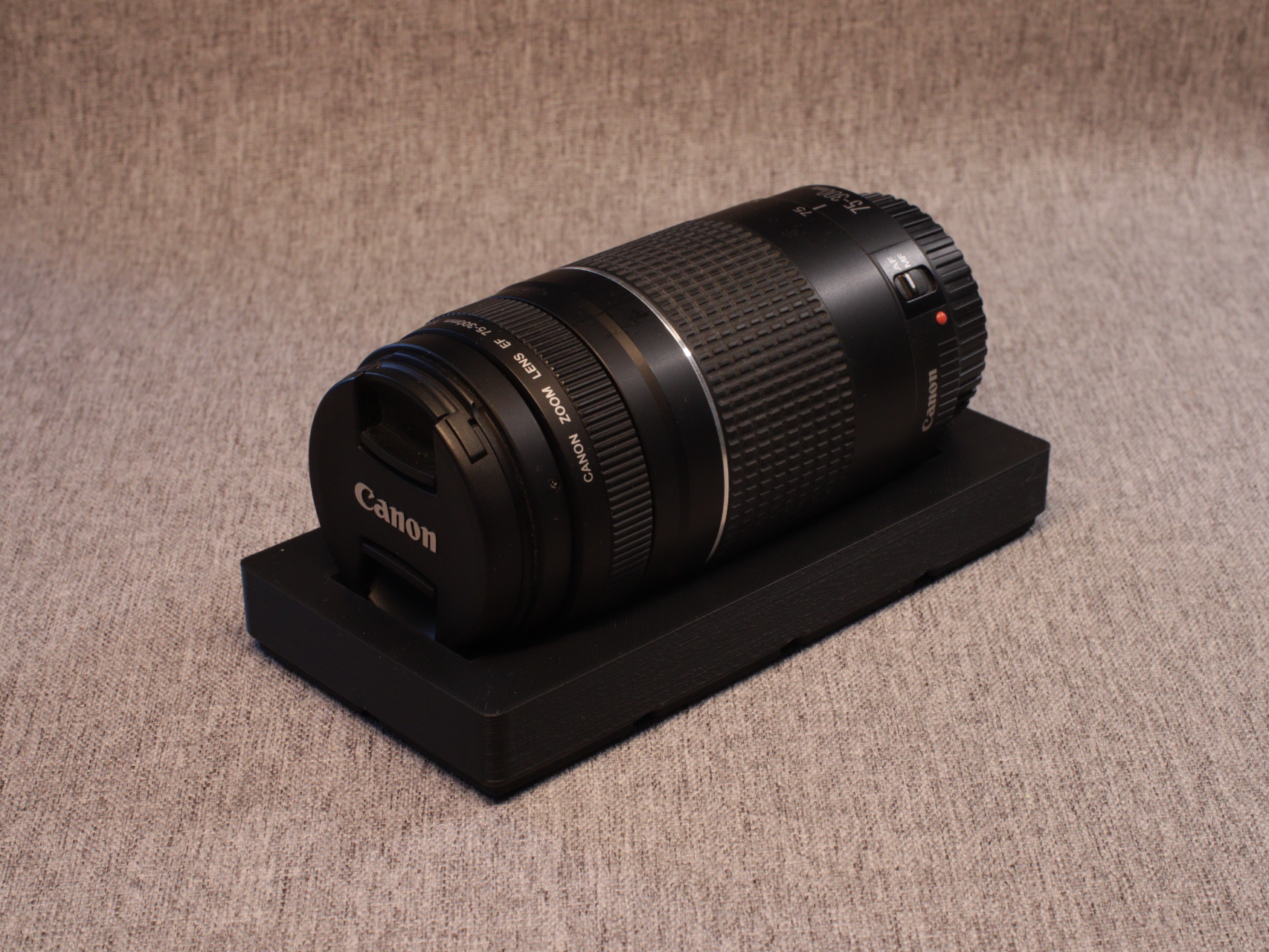Gridfinity - Canon EF 75-300mm lens holder