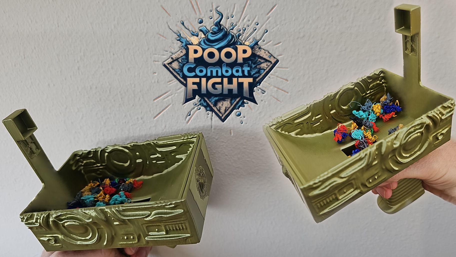 Poop Fight v2 - with a cartridge