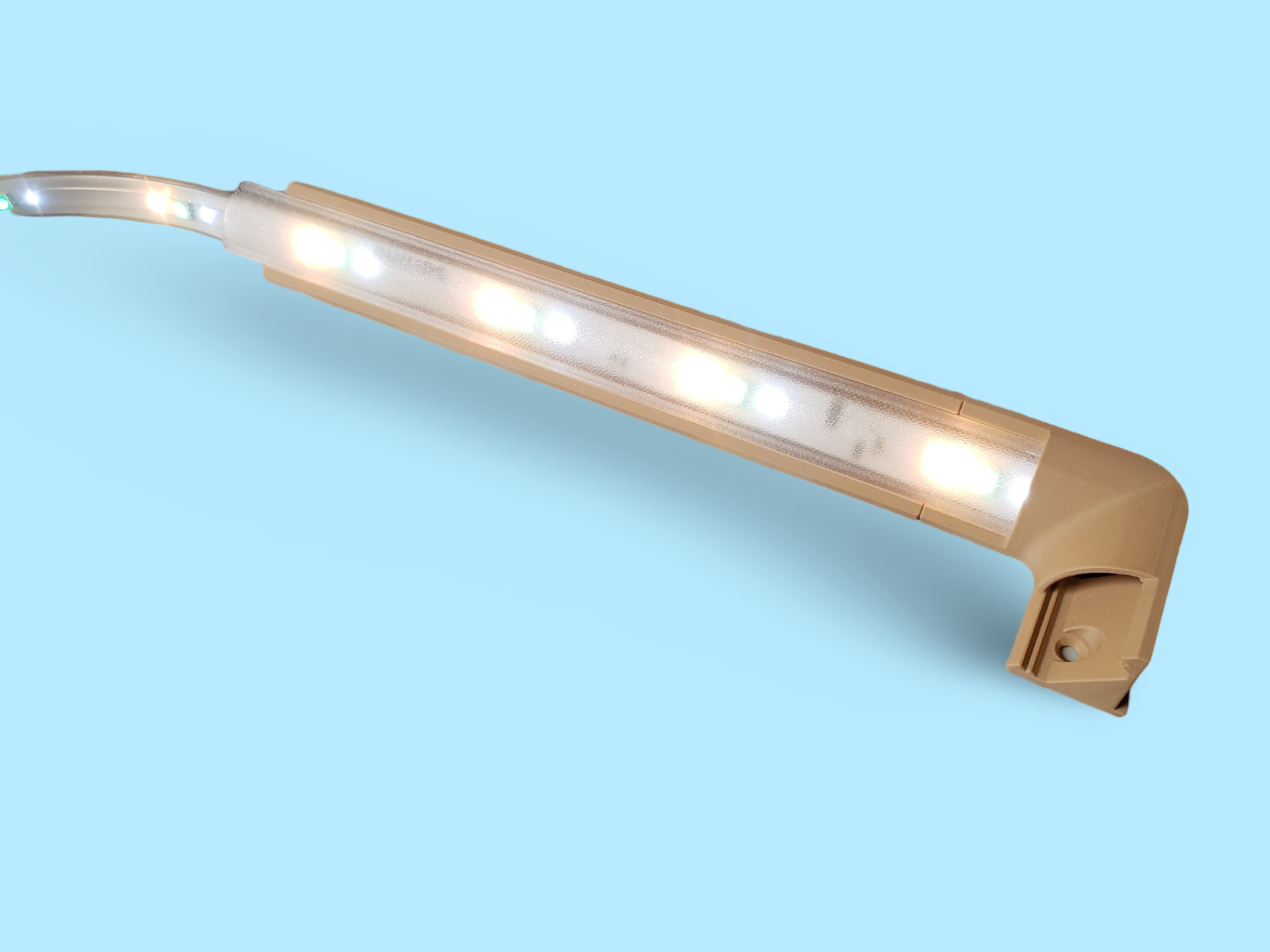 LED Light Strip Channel System for Surface Lightin