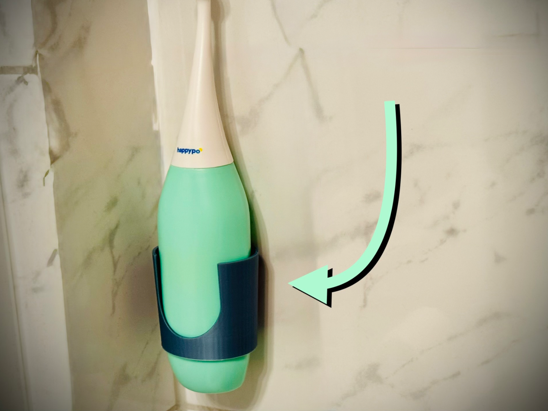HappyPo Bidet Holder (300ml Version)