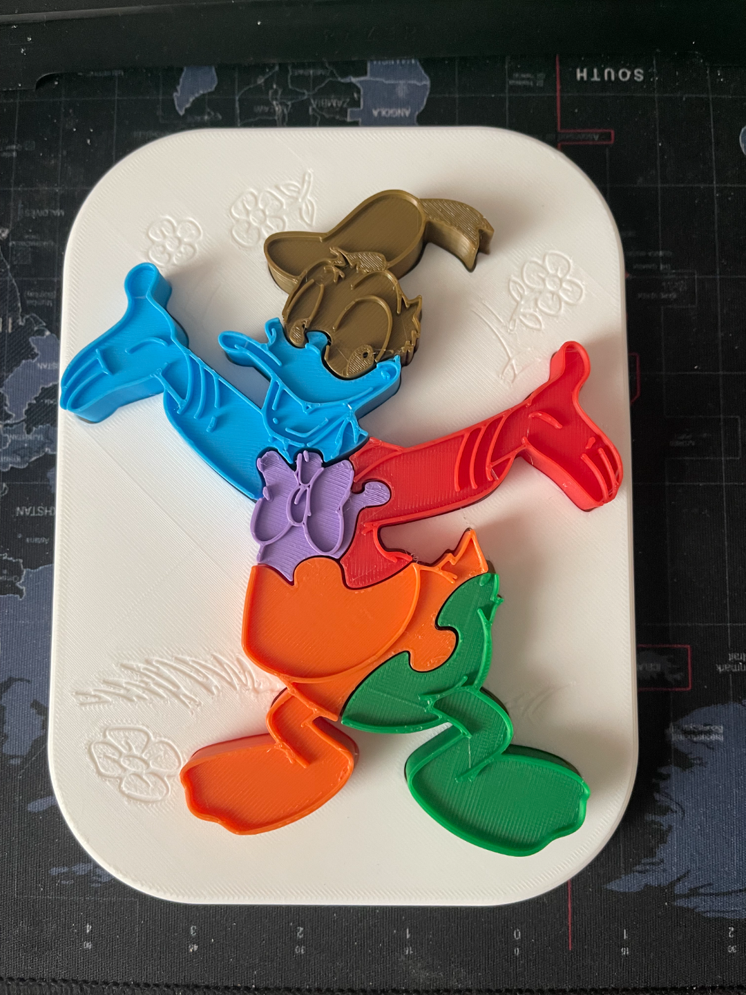 Donald Duck - insert puzzle for kids - noAMS