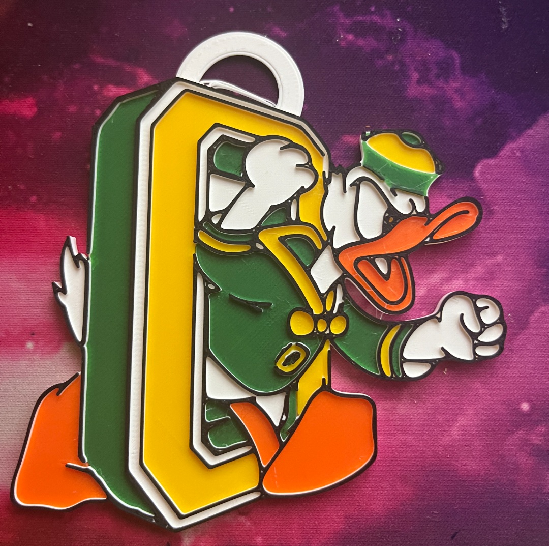 Oregon Ducks Donald Duck Logo