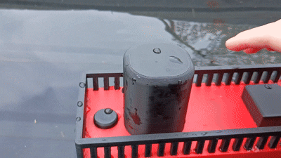 Unsinkable toy battleship.