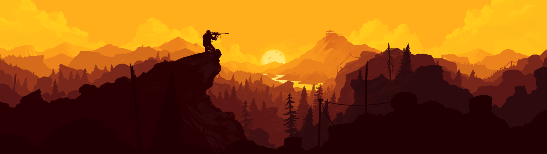 Sniper Forest Scene Hueforge