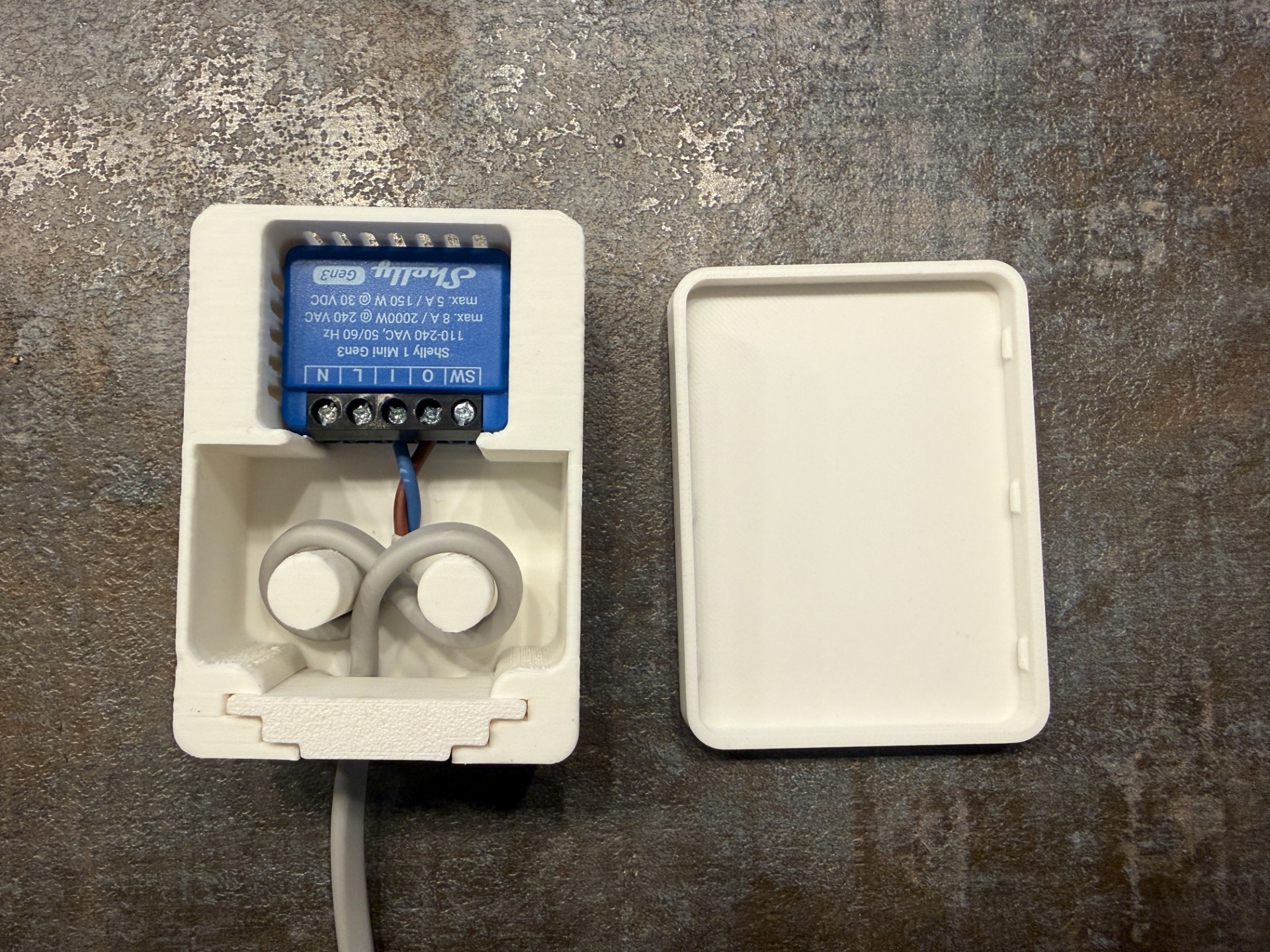 Shelly 1 Mini Gen 3 & 4 - Multiboard Mount