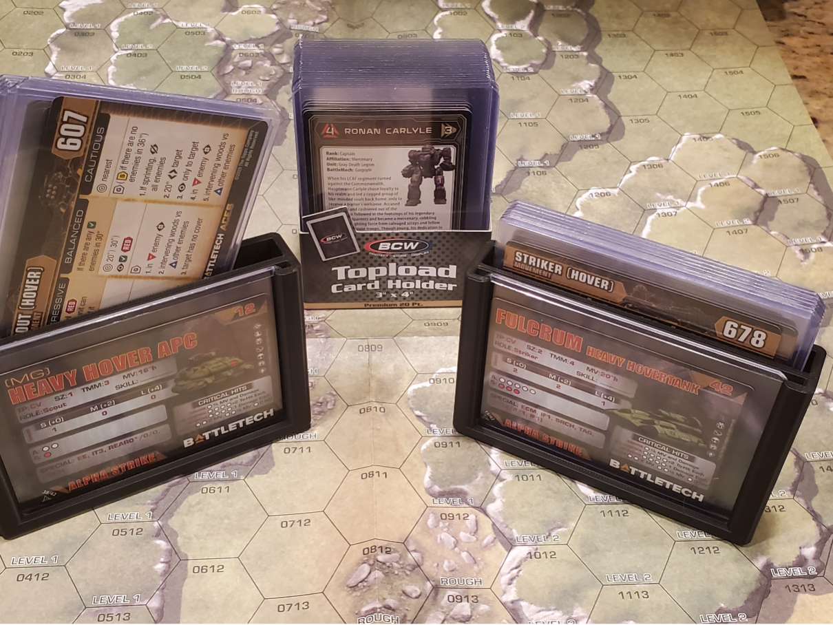 BattleTech Aces Organizer, wider Orders organizer