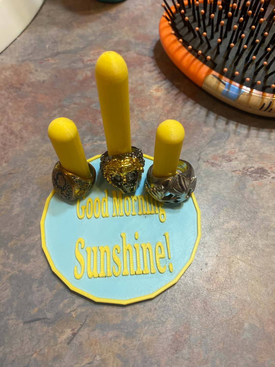 Good Morning Ring Holder