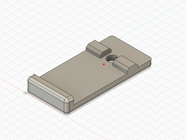 Parametric 3030 extrusion side clamp