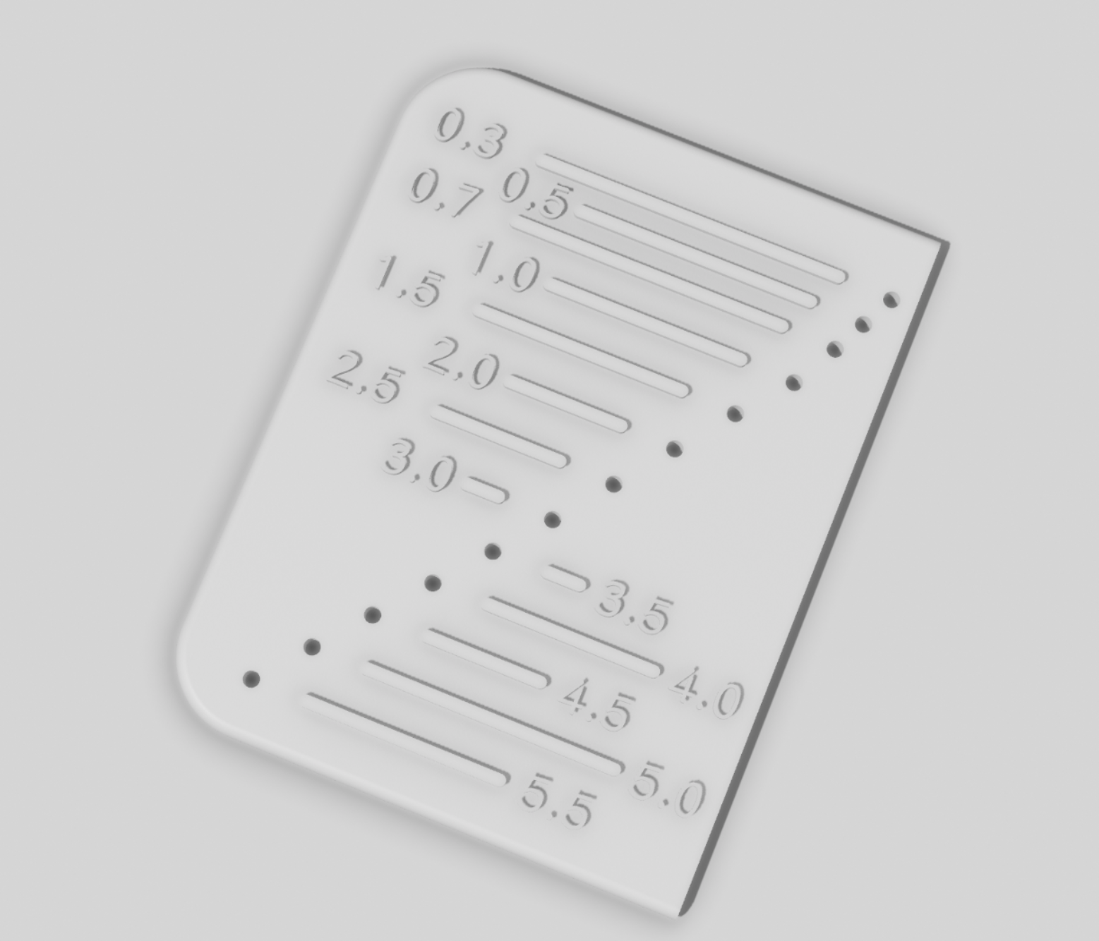 Seam Allowance Ruler—缝份尺