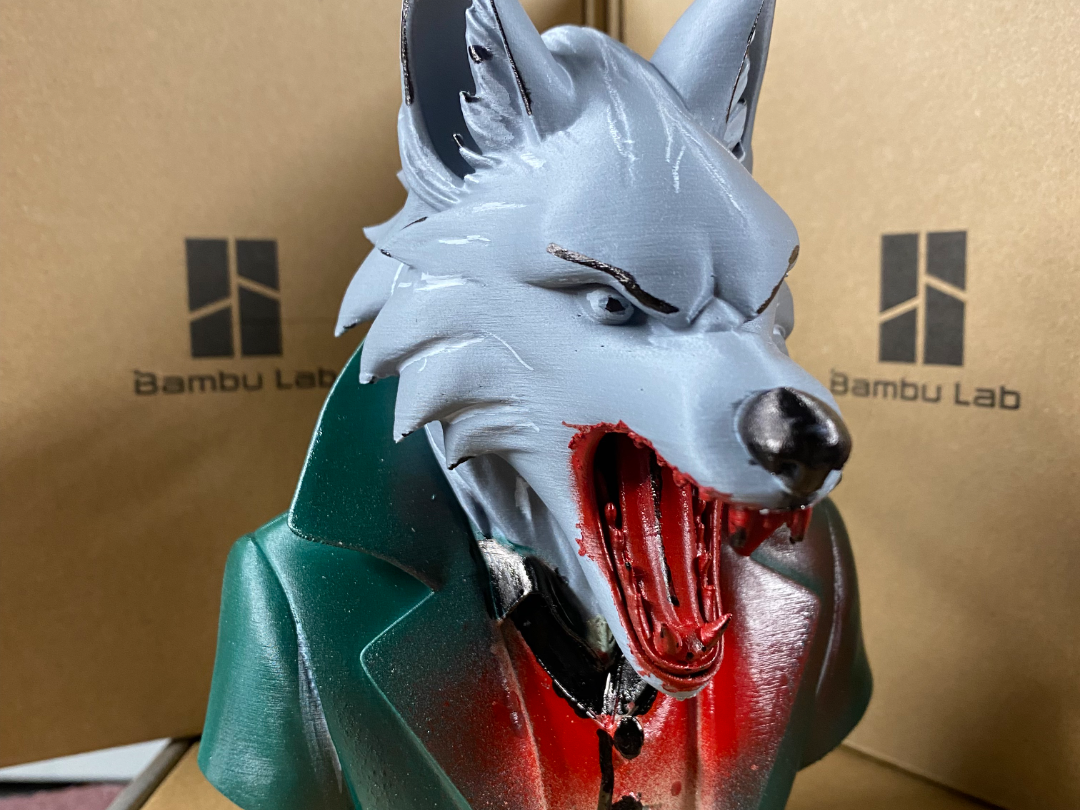 werewolf bust