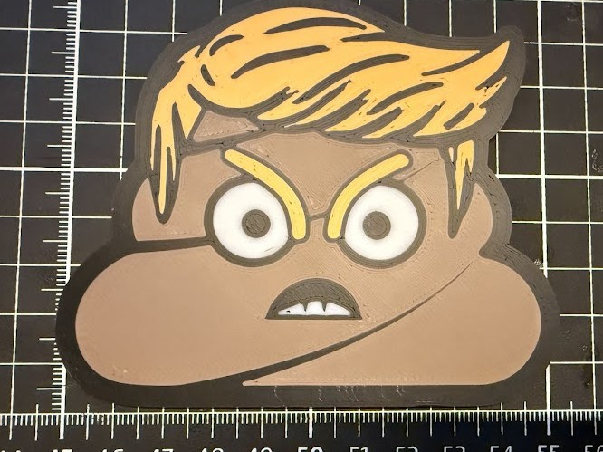 Trump Poop Coaster