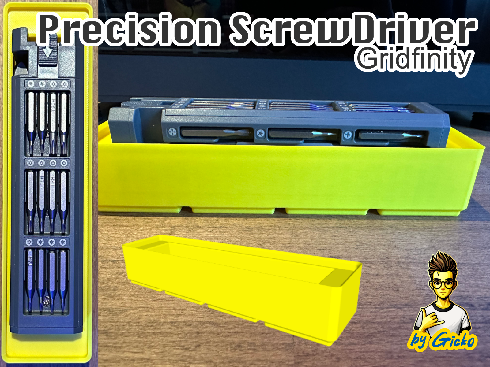 Gridfinity 46in1 Precision Screwdriver Set