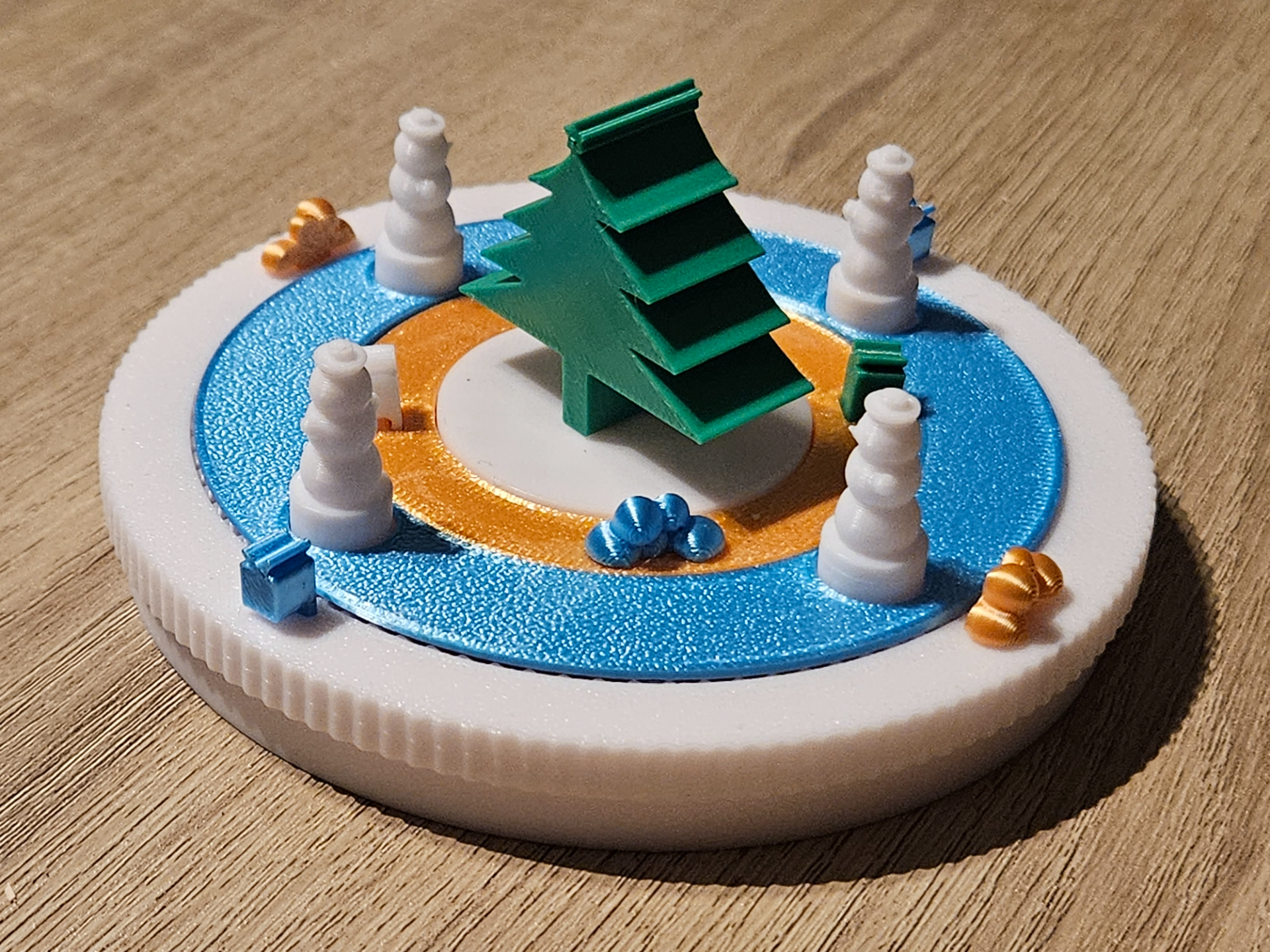 Movable Christmas Plate