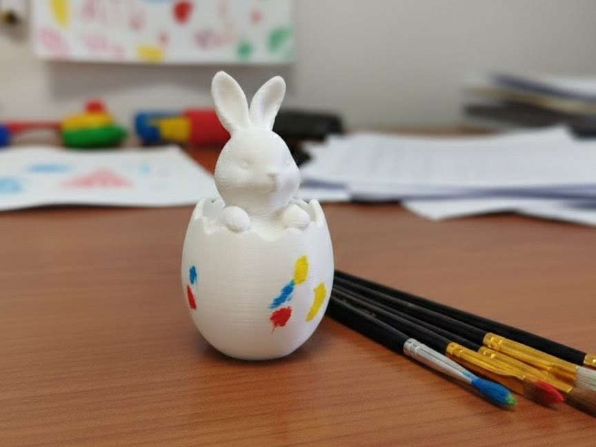 Poly Fuzzy Bunny in Egg
