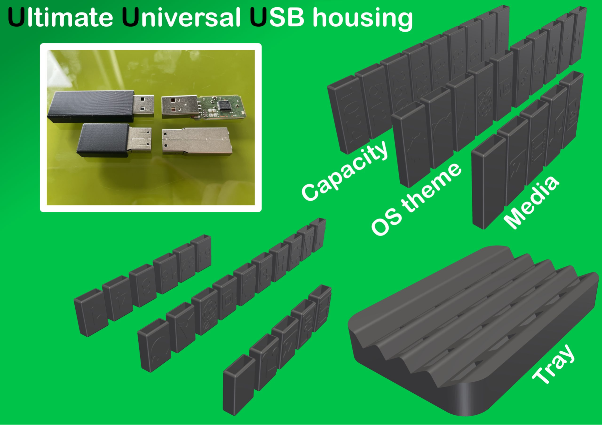 universal themed USB thumbdrives