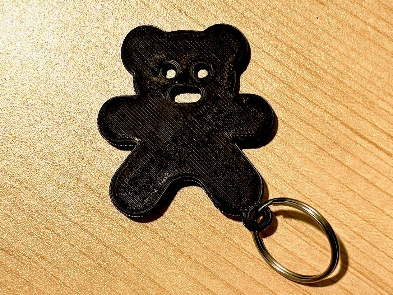 Cute Gummy Teddy Bear Keychain
