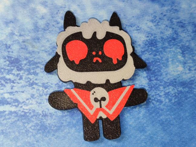 Cult of the lamb backpack Badge(AMS/NO AMS)
