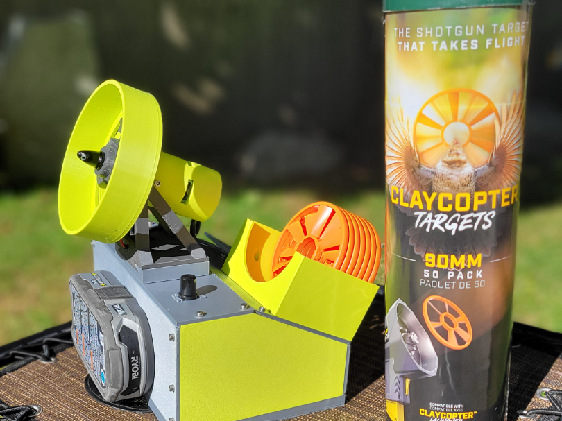 Claycopter Ground Launcher