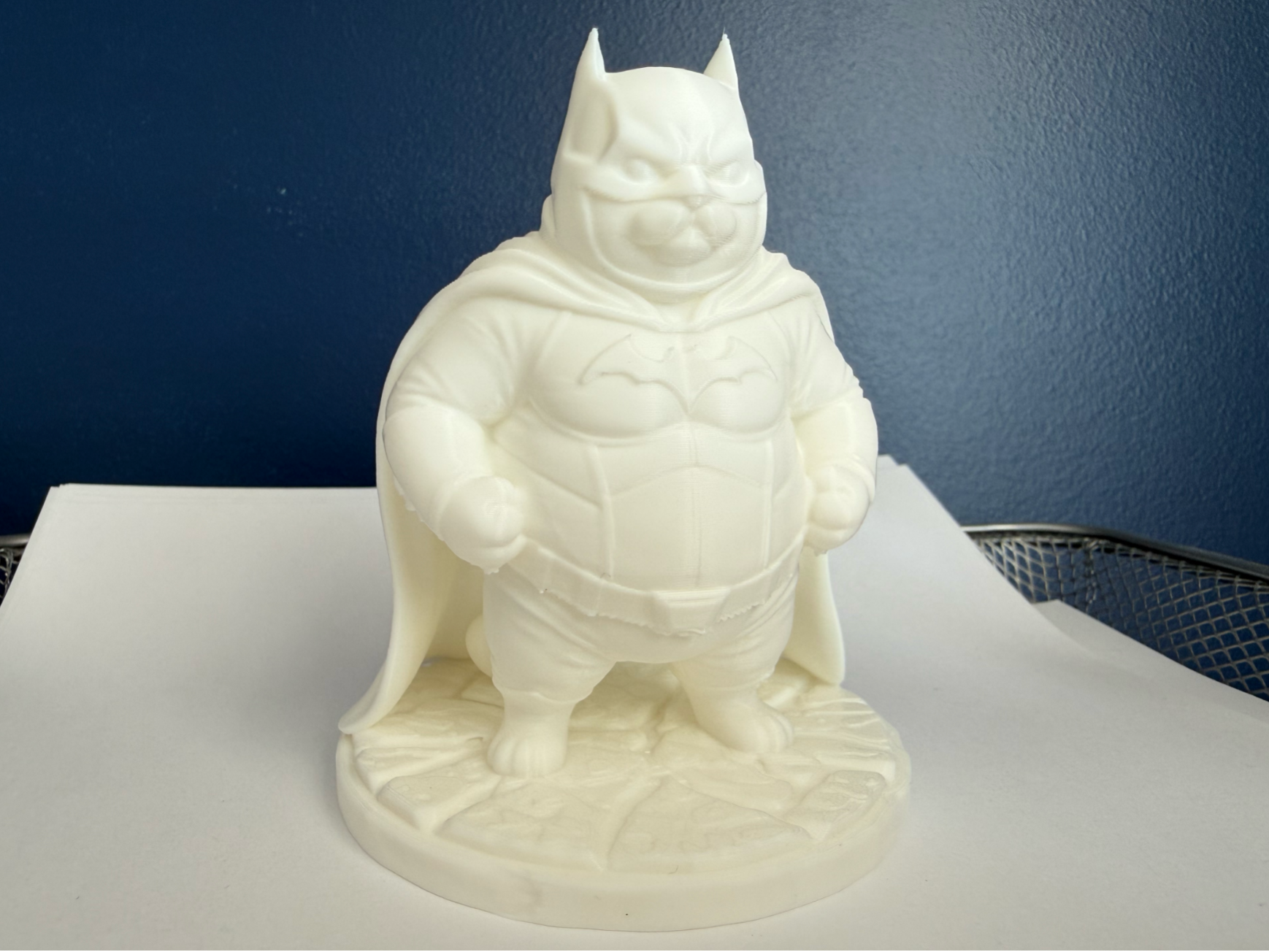 Catman - Chonky Cat in a Batman Suit Bust