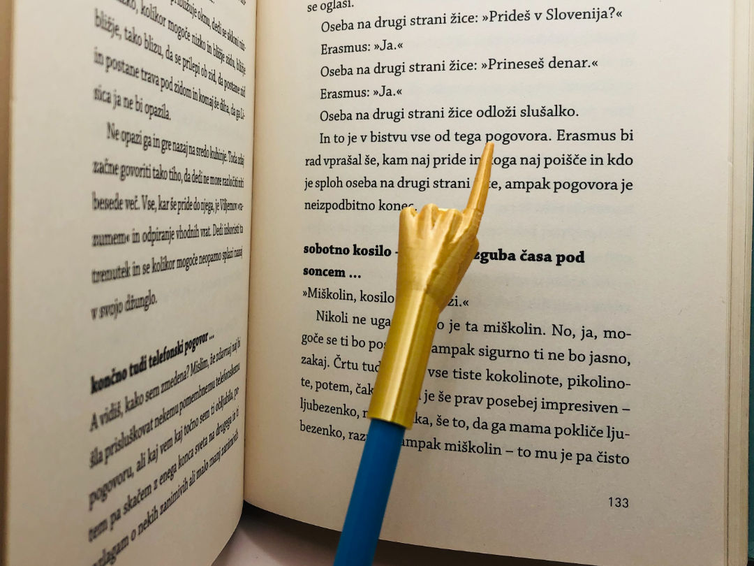 Fidget pencil topper