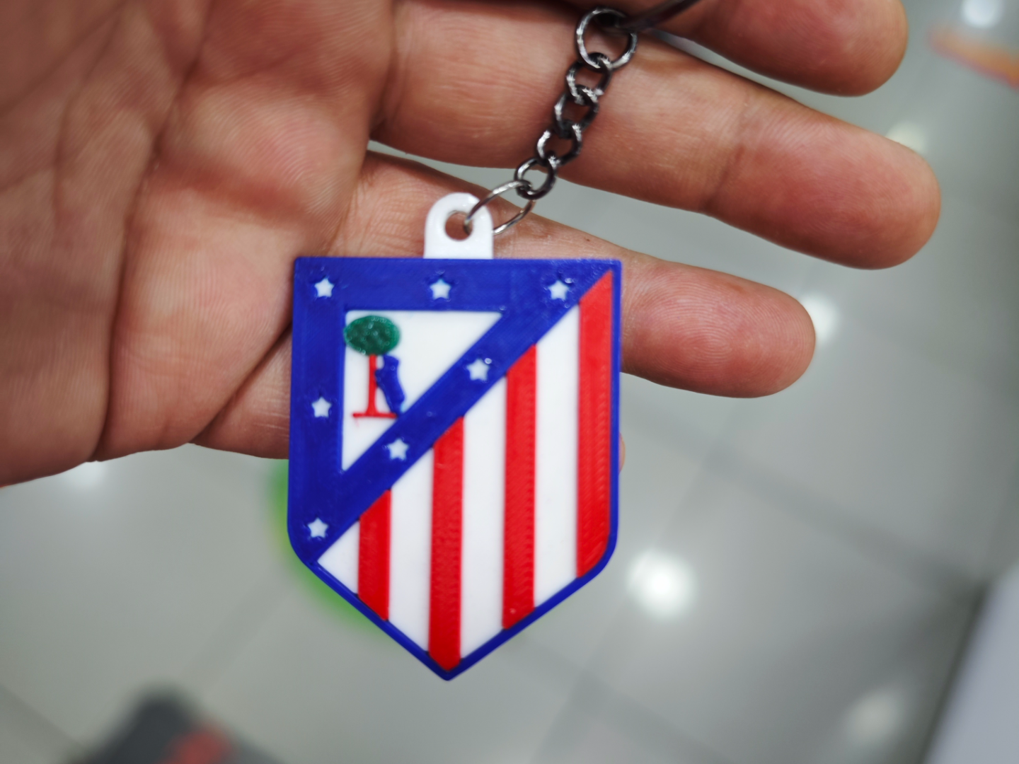 Atletico FC Keychain