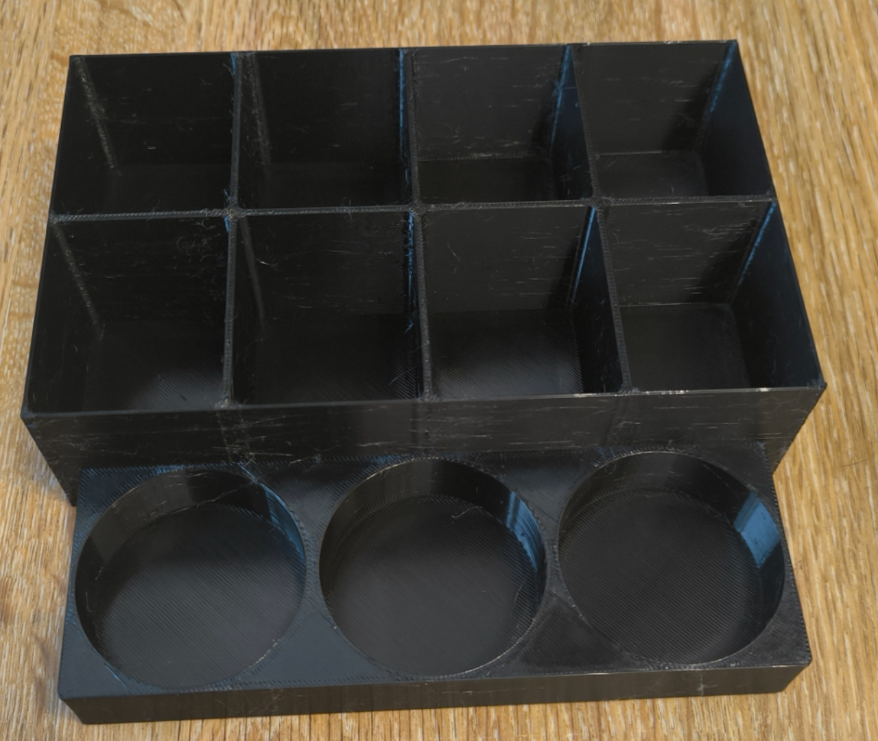 Leather die organizer