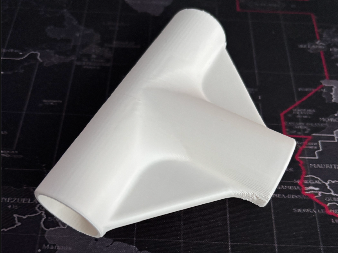 T-shape 3-way connector 22mm