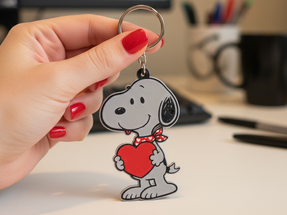 SNOOPY KEYCHAIN: CUSTOMIZABLE GIFT